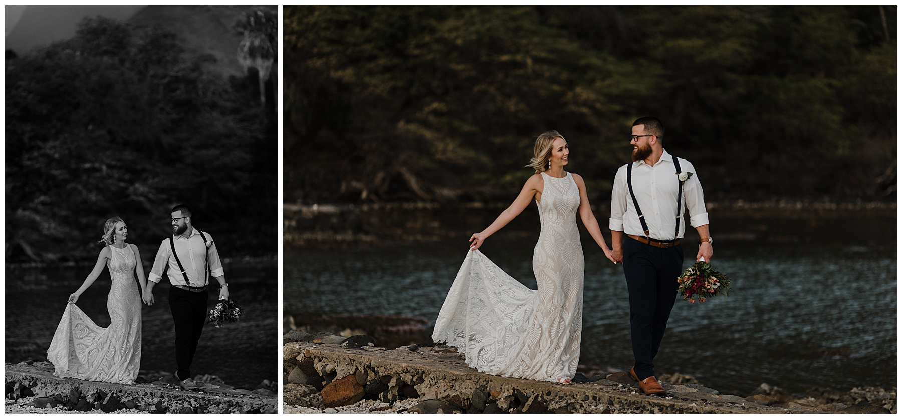 Couples Portraits at Olowalu Plantation House